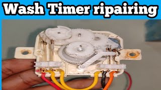 washing machine timer repair  wash timer repair  washing machine ka timer thik kare [upl. by Acinorev]