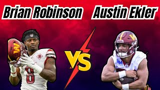 Brian Robinson vs Austin Ekeler Whos the MustHave Fantasy Football RB at ADPquot [upl. by Musetta]