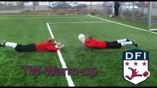 Torwarttraining Warm up am Deutschen Fußball Internat Bad Aibling Teil 1 [upl. by Agna]