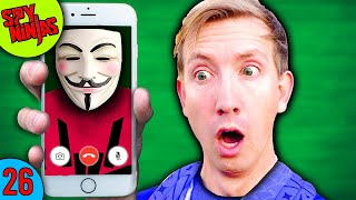 HACKER VOICE REVEAL Is Project Zorgo a YouTuber IRL  Spy Ninjas 26 [upl. by Benia]