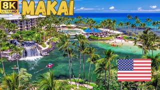 【8K】Hawaii Hilton Waikoloa Village  Makai Resort Walk [upl. by Brom691]