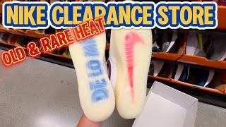 Shocking Rare old pairs of Heat at Top Nike Clearance store [upl. by Annmaria492]