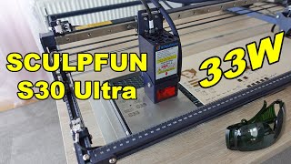 33W diode laser is a serious power  Sculpfun S30 Ultra laser cutter and engraver review [upl. by Schiff]