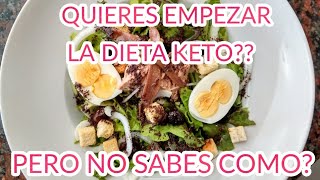 COMO EMPEZAR LA DIETA KETO PARA PERDER PESO RAPIDO PASO A PASO PARA PRINCIPIANTESDIETA 2020 [upl. by Leonanie908]