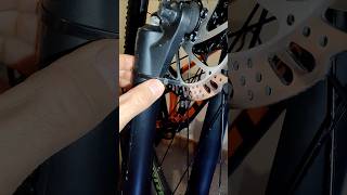 How to straighten a brake rotor bikehack [upl. by Mehcanem928]