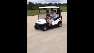 Tessa Virtue and Scott Moir  TessaampScotts Golf Classic [upl. by Arimaj740]