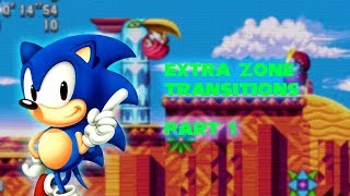 sprite animation more sonic mania transitions FANMADE [upl. by Atnad697]