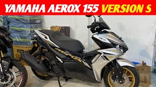 2024 Yamaha Aerox 155 Version S Review  Price And Updates  New Features  Remote Key [upl. by Haelak]