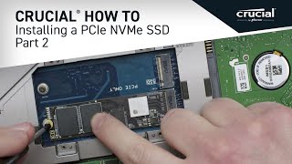 Part 2 of 4  Installing a Crucial® M2 PCIe NVMe SSD Install [upl. by Yznel]