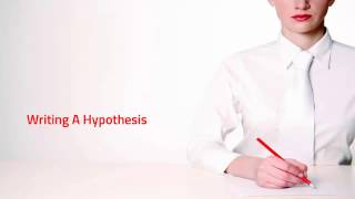 Writing a Hypothesis The Quantitative Research Proposal Series [upl. by Anat]