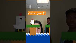 Chicken game gone wrong 🤣 Introducing Tiktok challenge to friends shorts [upl. by Lindi]