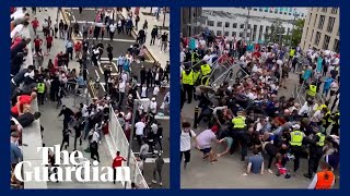 Fans force way into Wembley without tickets for Euro 2020 final [upl. by Eded]