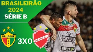 Brusque 3x0 Vila Nova  Brasileirão série B  Simulação no pes 21 2024 [upl. by Labina]