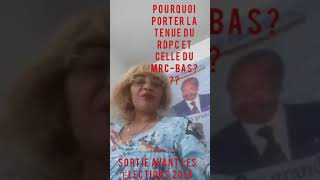 Usurpation de titre pour le changement au Cameroun  arborez alors la tenue de Maurice Kamto [upl. by Raab70]