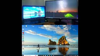 How to Set Different Wallpapers on Dual Monitors on Windows PC [upl. by Fari]