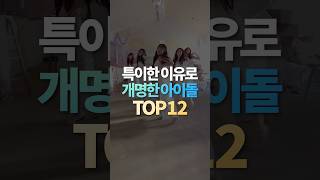 특이한 이유로 개명한 아이돌 TOP12 [upl. by Quigley892]