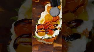 Roasted Red Pepper amp Burrata Sandwich with Cherry Tomato Confit [upl. by Ailliw]