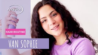 De Perfecte Krul routine van Sophie  Andrélon Haar Routine [upl. by Kleper]