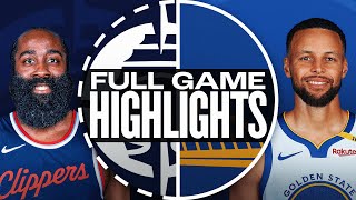 CLIPPERS at WARRIORS  FULL GAME HIGHLIGHTS  October 27 2024 [upl. by Southworth]