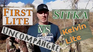 Sitka Gear Kelvin Lite Hoody vs First Lite Uncompahgre  Best Puffy Jackets for Hunting [upl. by Neilla78]