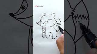 Learn to Draw a Fox  Easy Drawing Tutorial for Children 🎨  Learn in Minutes [upl. by Stout]