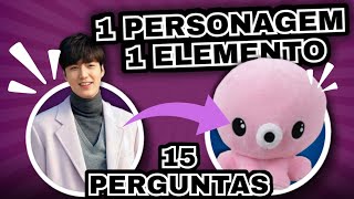 QUAL É O DORAMA  ADIVINHE PELO PERSONAGEM E ELEMENTO  WHAT IS THE DORAMA  MUNDO KQUIZ [upl. by Doerrer993]