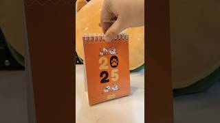 Watch how I created this cute desktop calendar2025 calendar cute printing craft diy [upl. by Fishback]