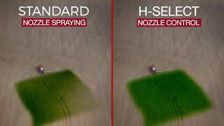 Spraying with HSelect Full Nozzle Droplet Size Control On The Go on Hardi Saritor 62 Active [upl. by Jobye]