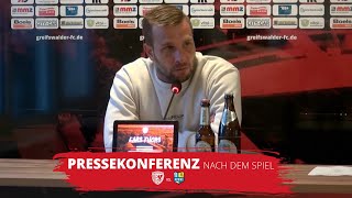 PRESSEKONFERENZ NACH DEM SPIEL  Greifswalder FC vs Chemnitzer FC  Regionalliga Nordost [upl. by Illah]