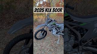 My brand new Kawasaki KLX 300R shorts kawasaki klx klx300r teamgreen 2025 dirtbike gray [upl. by Delmore]