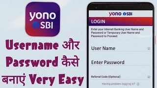 Yono SBI username and password kaise banaye 2024  Yono SBI new user registration 2024 [upl. by Boaten248]