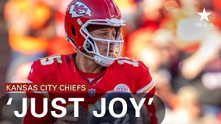 It was just joy after that QB Mahomes on blocked field goal that preserved Chiefs victory [upl. by Ludeman]