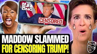 Maddow Has Unhinged PANICATTACK LIVE OnAir During Trump Speech Screams ‘Cut The FEED’🧂 [upl. by Annot]