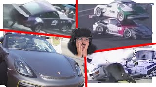 IDIOTAS con SUPERCOCHES edicion PORSCHE CRASHES DE LOS BUENOS [upl. by Nayrb]