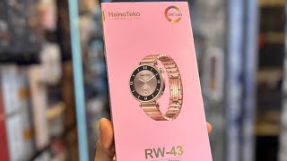 Haino Teko RW 43 Smart Watch Unboxing  Germany Smart Watch AMOLED display smartwatch [upl. by Auqenahc]