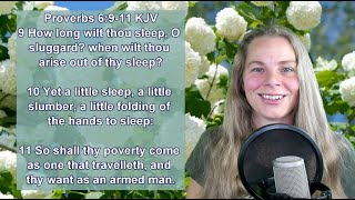 Proverbs 6911 KJV Scripture Song  Slothful Diligent [upl. by Powder336]