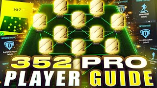 FIFA 22 l 352 PRO PLAYER FORMATION GUIDE l CUSTOM TACTICS  FIFA 22 ULTIMATE TEAM [upl. by Kalman]