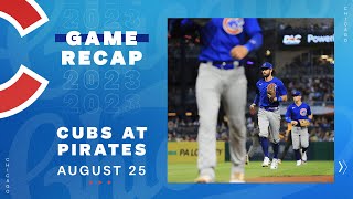 Cubs vs Pirates Game Highlights  82523 [upl. by Ytirehc]