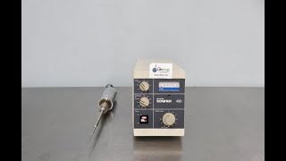 Branson Sonifier 450 Sonicator Cell Disruptor Video ID 21143 [upl. by Wenz]