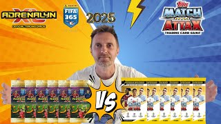 PANINI FIFA 365 2025 VS TOPPS MATCH ATTAX 2425 POJEDYNEK NA SASZETKI  SZOK WPADŁA SASZETKA HERO [upl. by Gilemette283]