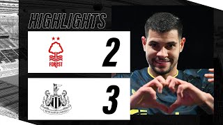 Nottingham Forest 2 Newcastle United 3  Premier League Highlights [upl. by Nosa]