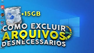 Como EXCLUIR arquivos DESNECESSÁRIOS do seu Pc [upl. by Aehtla585]