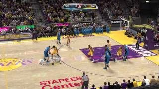 NBA 2k10 Demo as Lakers [upl. by Cirala]