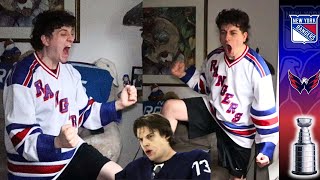 Rangers Fan Reaction  Rangers vs Capitals  Game 1 [upl. by Domenic851]