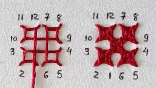 Sindhi Hand Embroidery Step by step tutorialBavliya work designGujrati workgamthi work [upl. by Fauver]