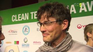 Morten Harket auf dem grünen Teppich des Clean Tech Media Awards [upl. by Llednav]