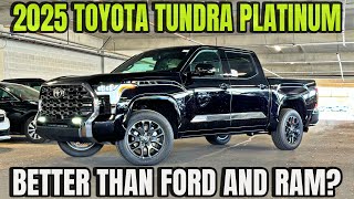 2025 Toyota Tundra Platinum Heres Why This Is One Of The Best Full Size Pickups On The Market [upl. by Danni]