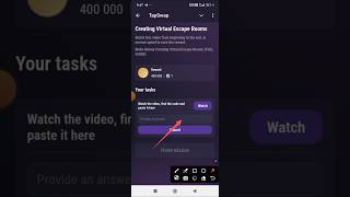 Creating Virtual Escape Room Tapswap Code  Tapswap New Video Task Code  Tapswap video Code [upl. by Eyanaj]