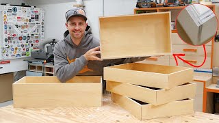 How To Build Plywood Drawers Strong Easy and FAST [upl. by Minoru824]