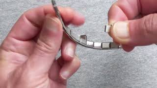 How to remove links to resize your modular Italian bracelet [upl. by Etnohc]